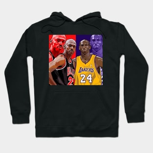 BASKETBALLART - GOAT 23 GOAT 24 Hoodie